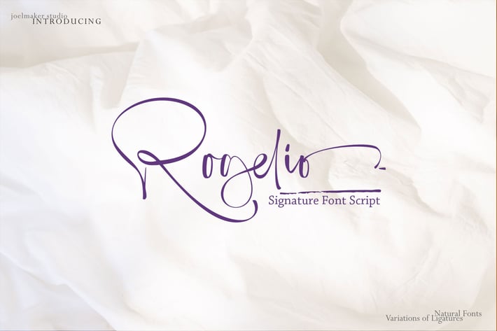 ROGELIO - Signature Font