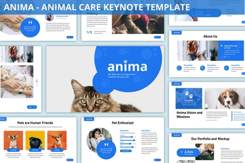 Anima - Animal Care Keynote Template