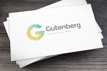 Gutenberg Letter G Logo Template