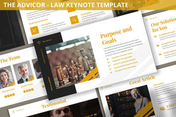 The Advicor - Law Keynote Template