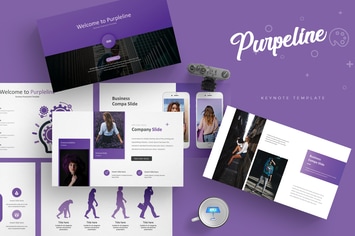 Purpleline - Keynote Template
