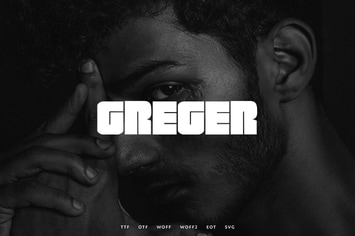 Greger - Display Typeface + WebFonts