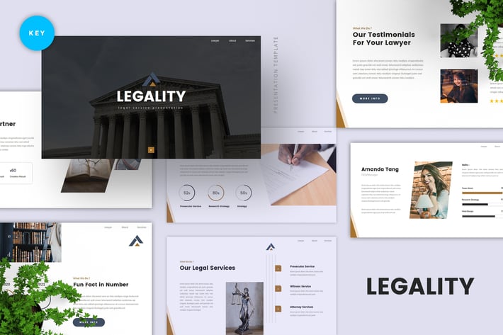 Legal Service Keynote Template