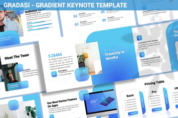 Gradasi - Gradient Keynote Template