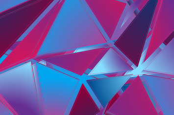 Abstract hi-tech geometric low poly background
