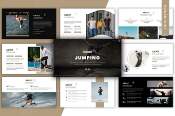 Jumping - Powerpoint Template