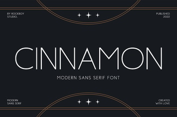 Cinnamon - Advertisement Font