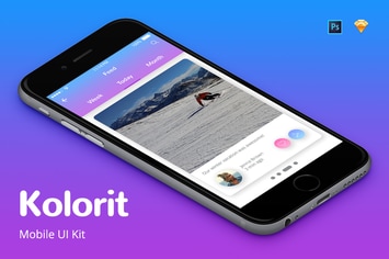 Kolorit Mobile UI Kit