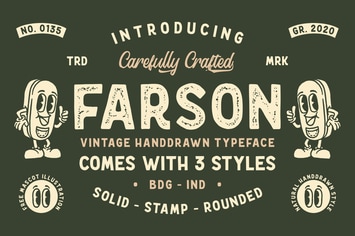 Farson – Vintage Typeface