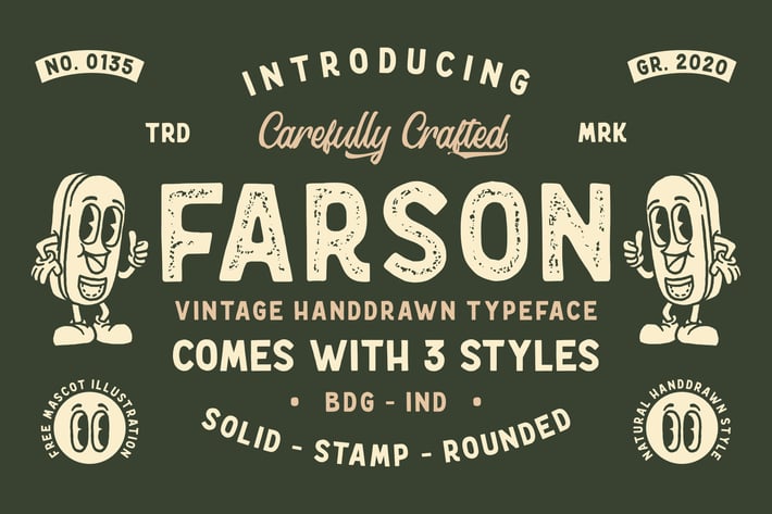 Farson – Vintage Typeface