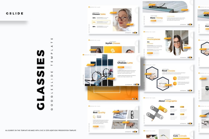 Glassies - Google Slides Template