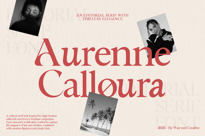Aurenne Calloura – Editorial Luxury Serif Font