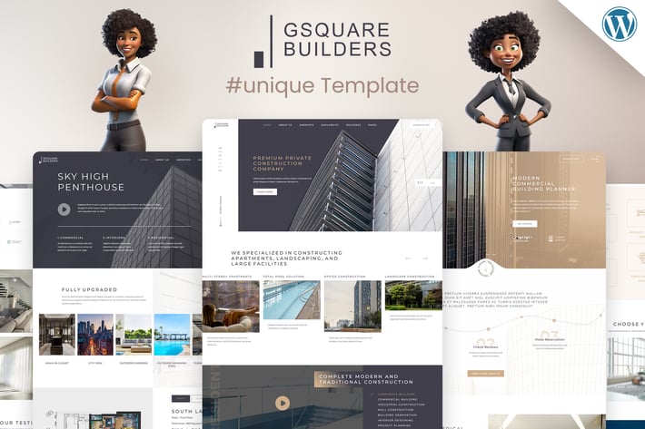 Gsquare - Real Estate Wordpress Theme.