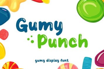 Gumy Punch - Display Font