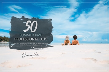 50 Summer Time LUTs Pack