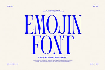 Emojin Vintage Serif Font
