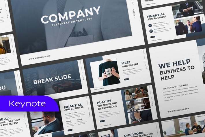 Company Creative Keynote Presentation Template