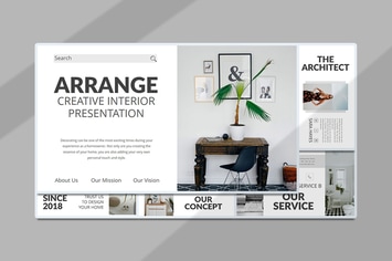 Arrange – Creative Interior PowerPoint Template