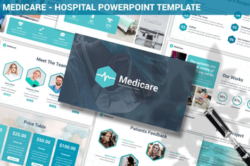 Medicare - Hospital Powerpoint Template