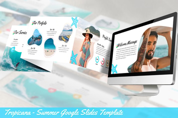 Tropicana - Summer Google Slides Template