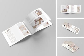 A4 Landscape Brochure - mockup