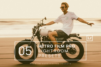 5 Retro Film Pro Lightroom Presets + Mobile