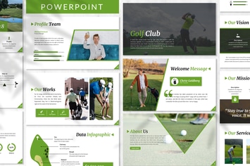 Golf - Sport Business Powerpoint Template