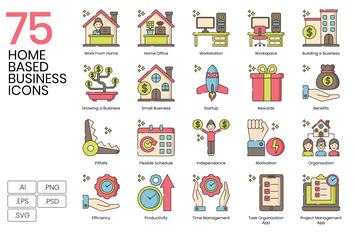 Home-Based Business Icons