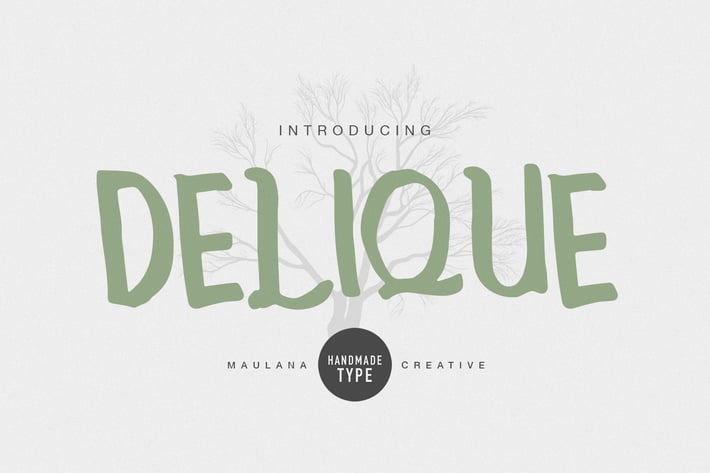 Delique Handmade Type