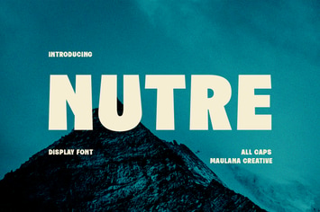 Nutre Display Font