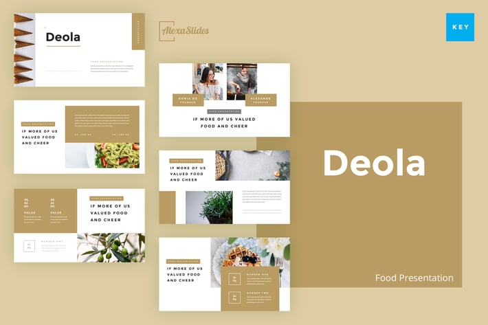 Deola - Food Keynote Template
