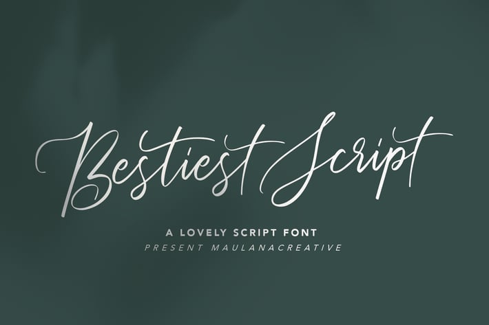 Bestiest Script Lovely Modern Font