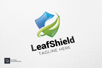 Leaf Shield - Logo Template