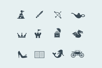 12 Fairy Tale Icons
