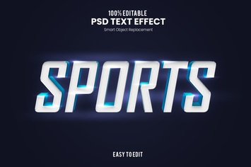 Sports - Sporty PSD Text Effect