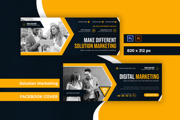 Solution Marketing Facebook Cover