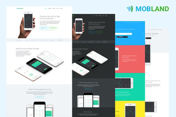 Mobile App Landing Page Templates — Mobland