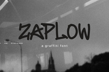 Zaplow Graffiti Hand-Drawn Font