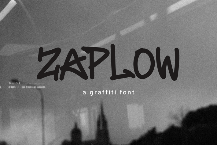 Zaplow Graffiti Hand-Drawn Font