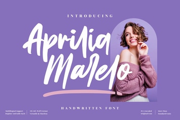 Aprilia Marelo Handwritten