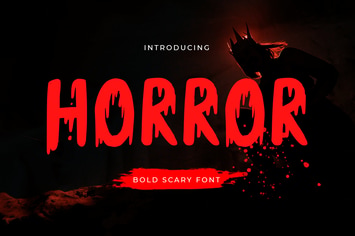 Horror - Bold Scary Font