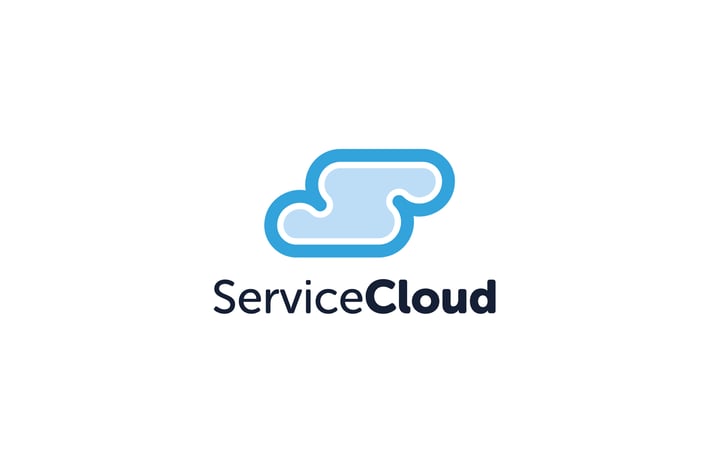 Service Cloud S Letter Logo Template