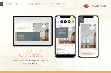 Motelio - Powerpoint & Instagram Template