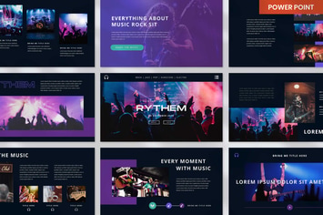 Rythem Music Event - PowerPoint Template