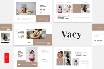 Vacy - Children Vaccine Healthcare Powerpoint 