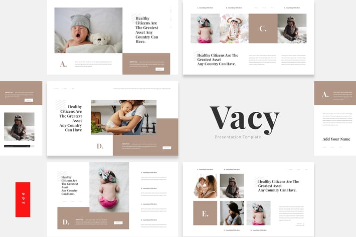 Vacy - Children Vaccine Healthcare Powerpoint 