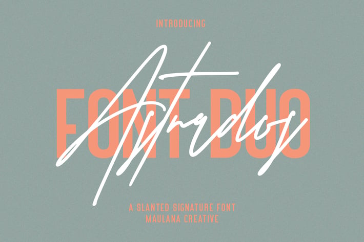 Astrados Signature Font Duo Free Sans
