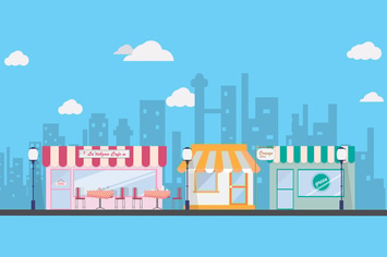Market - Illustration Background