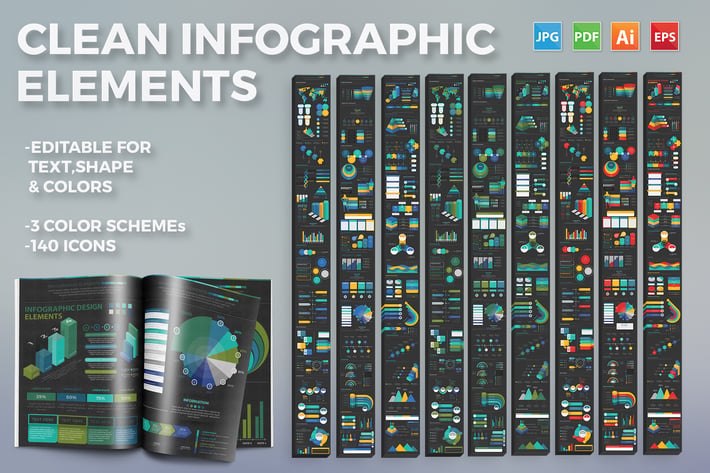 Clean Infographics