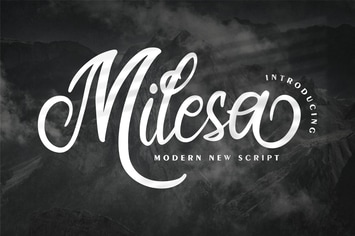 Milesa | Modern New Script 